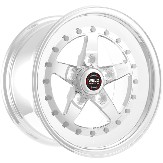 Weld Weldstar 15x8 / 5x4.75 BP / 5.5in BS Polished Wheel - Non-Beadlock