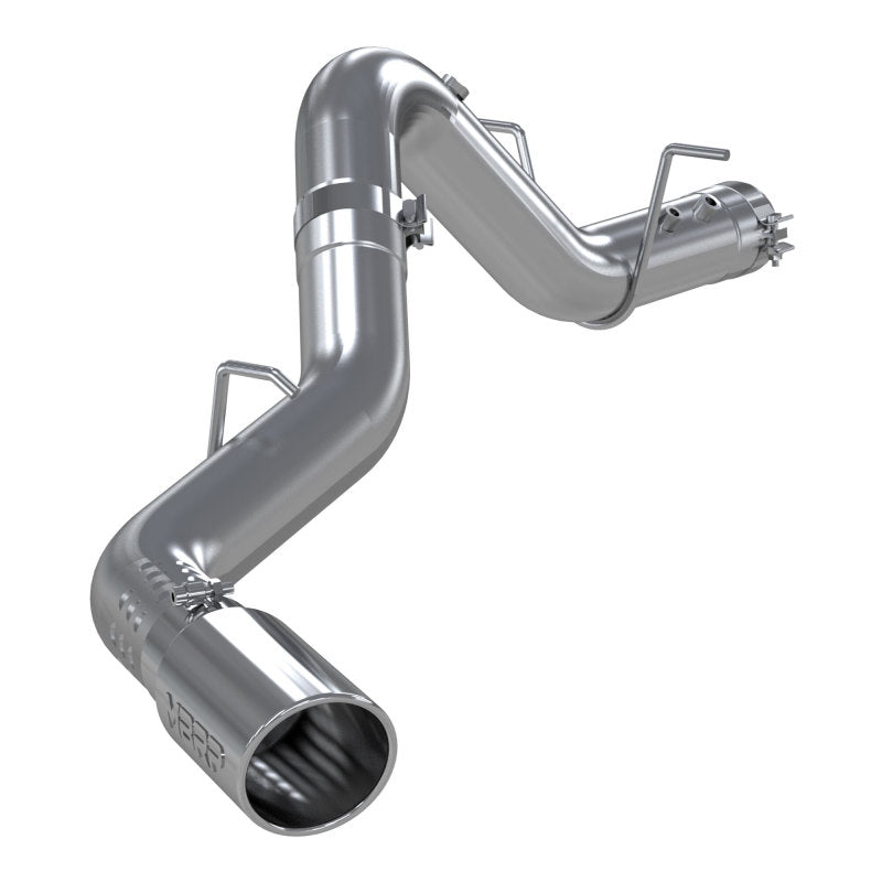 MBRP 2020+ GMC/Chevy 2500/3500 6.6L Duramax 4in Mand Bent Tubing AL-Ser Cat Back Single Side - Alum