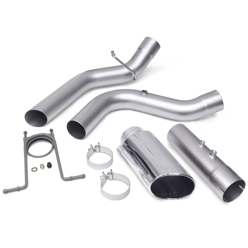 Banks Power 17+ GM Duramax L5P 2500/3500 Monster Exhaust System - SS Single Exhaust w/ Chrome Tip