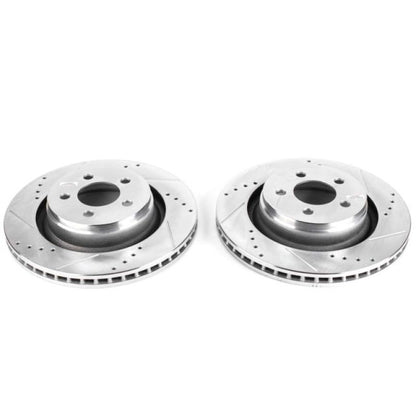 Power Stop 09-11 Dodge Nitro Front Evolution Drilled & Slotted Rotors - Pair
