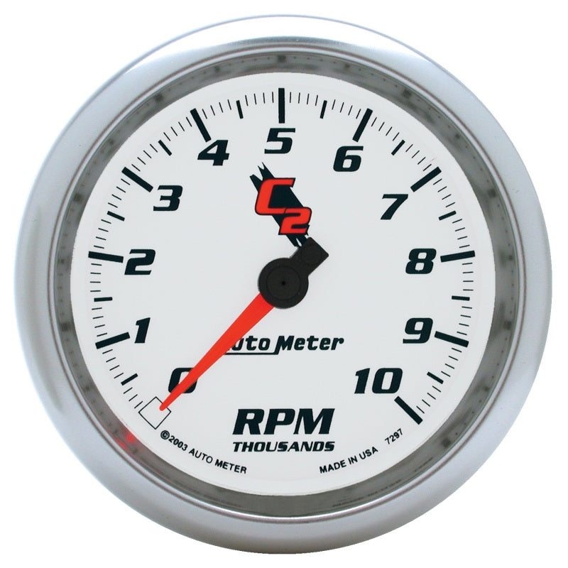 Autometer C2 3 3/8 inch 10000RPM In-Dash Tachometer