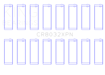 King Chrysler 345, 370 16v (Size +.25) Connecting Rod Bearing Set