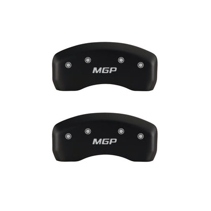 MGP 4 Caliper Covers Engraved Front & Rear MGP Red finish silver ch