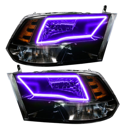 Oracle Lighting 09-18 Ram 1500 Sport Pre-Assembled w/Switchback Halo Headlights SEE WARRANTY