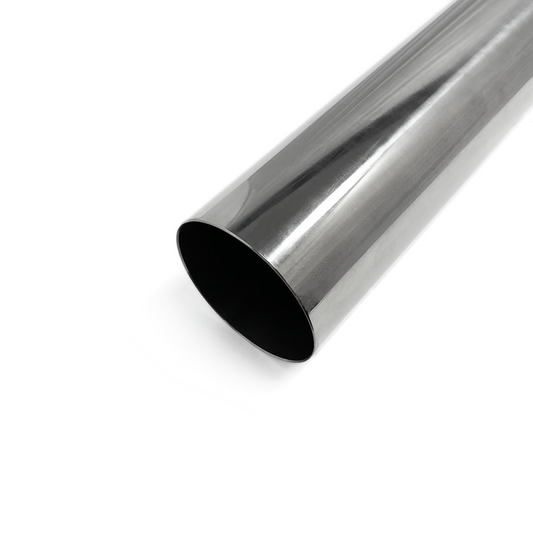 Ticon Industries 4in Diameter 48in Length 1.2mm/.047in Wall Thickness Polished Titanium Tube