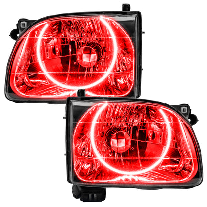 Oracle Lighting 01-04 Toyota Tacoma Pre-Assembled LED Halo Headlights -Red SEE WARRANTY