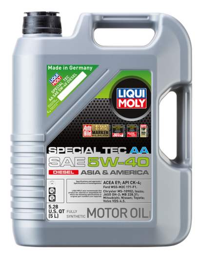 LIQUI MOLY 5L Special Tec AA Motor Oil SAE 5W40 Diesel