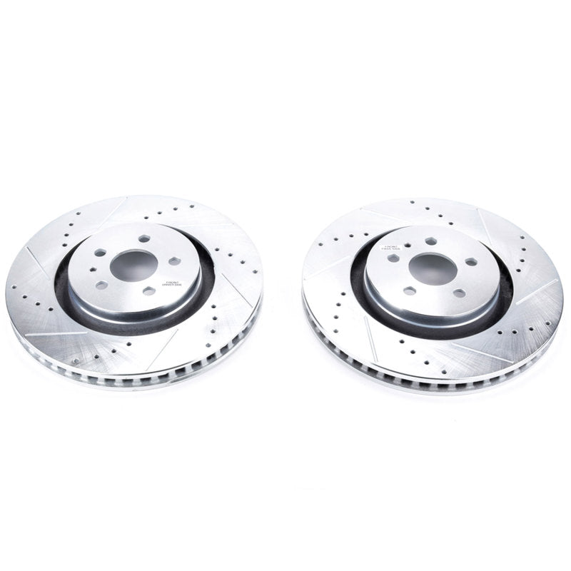 Power Stop 19-22 Lincoln Nautilus Rear Drilled & Slotted Rotor (Pair)