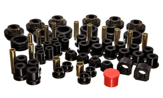 Energy Suspension 81-87 Chevy/GMC 4WD (w/ Aftermarket Frt Springs) Blk Hyper-flex Master Bushing Set