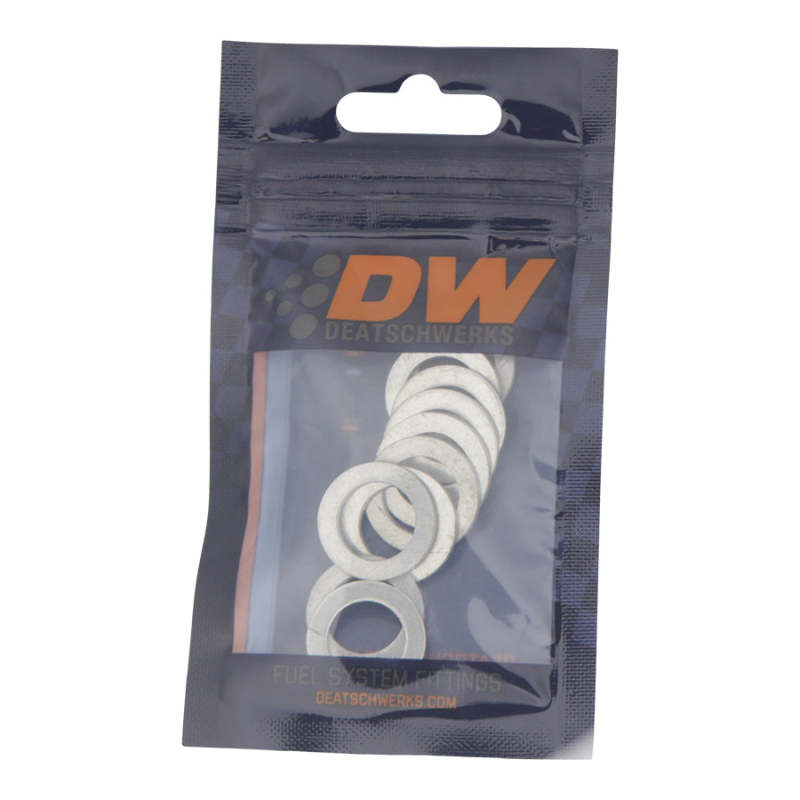 DeatschWerks -4 AN Aluminum Crush Washer (Pack of 10)