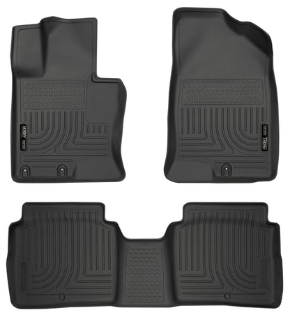 Husky Liners 11-14 Kia Optima Weatherbeater Black Front & 2nd Seat Floor Liners