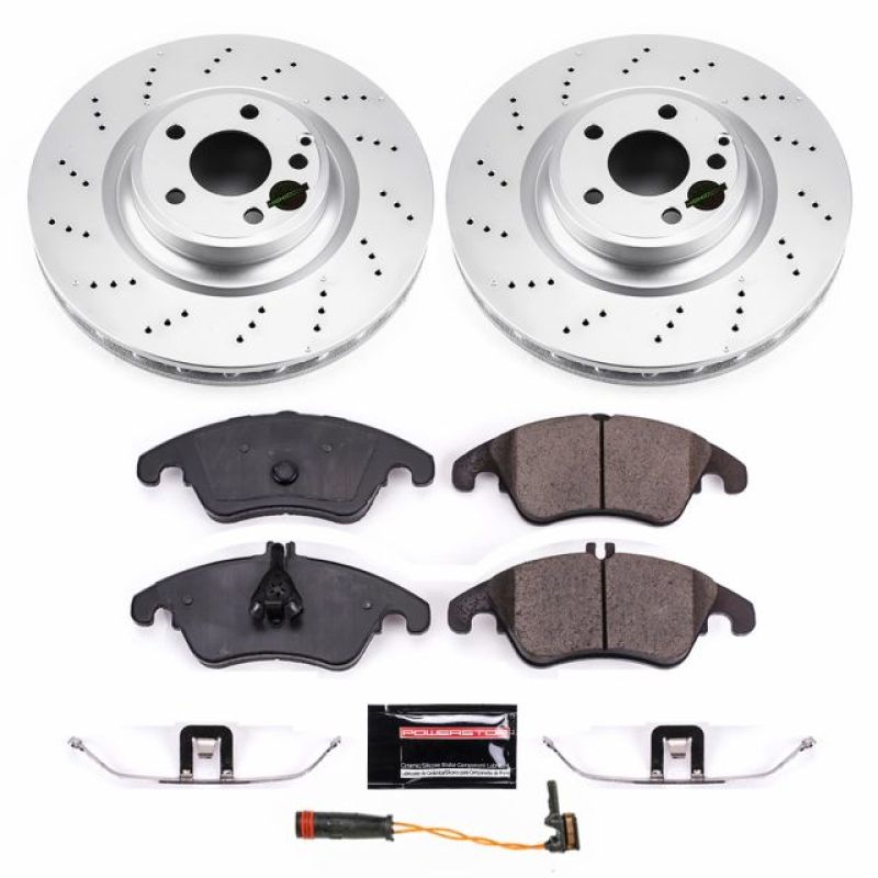 Power Stop 17-18 Mercedes-Benz SLC300 Front Z23 Evolution Sport Coated Brake Kit