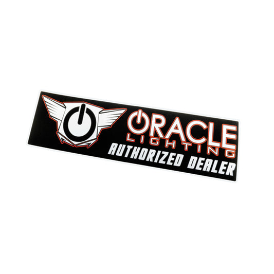 Oracle Authorized Dealer Bumper Sticker - Black/Orange