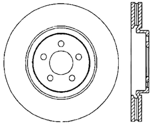 StopTech Drilled Sport Brake Rotor