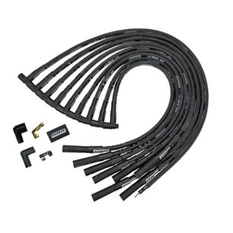 Moroso Chevrolet Big Block Ignition Wire Set - Ultra 40 - Sleeved - HEI - Straight - Black