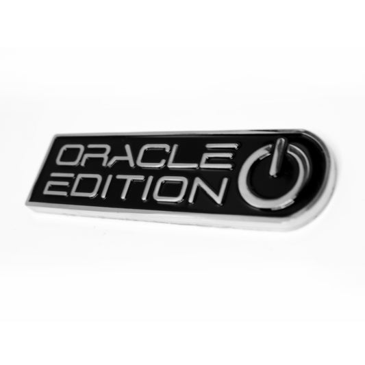 Oracle Edition Badge - Left/Driver - Black/White