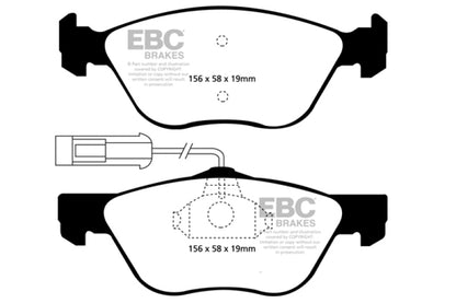 EBC 95-01 Alfa Romeo 145 1.8 TS Redstuff Front Brake Pads