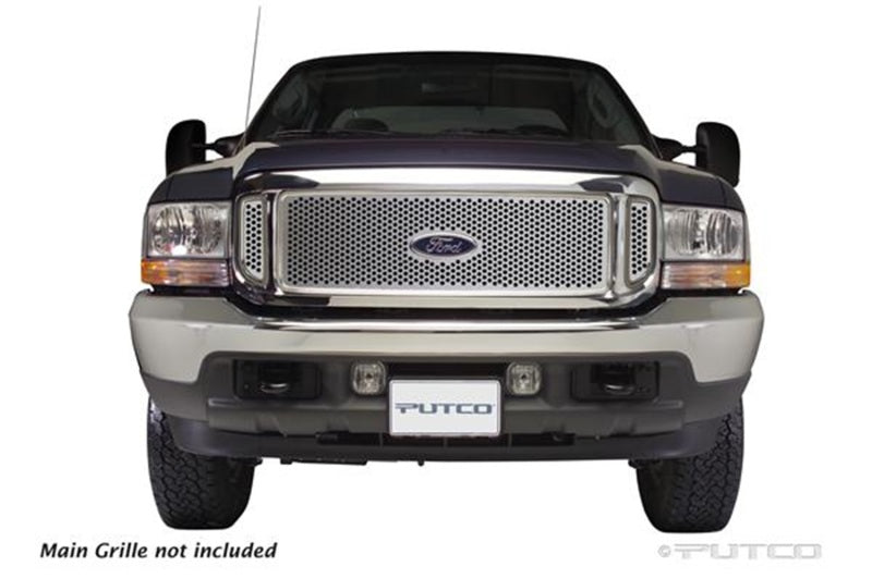 Putco 99-04 Ford SuperDuty - Side Vents Only Punch Stainless Steel Grilles