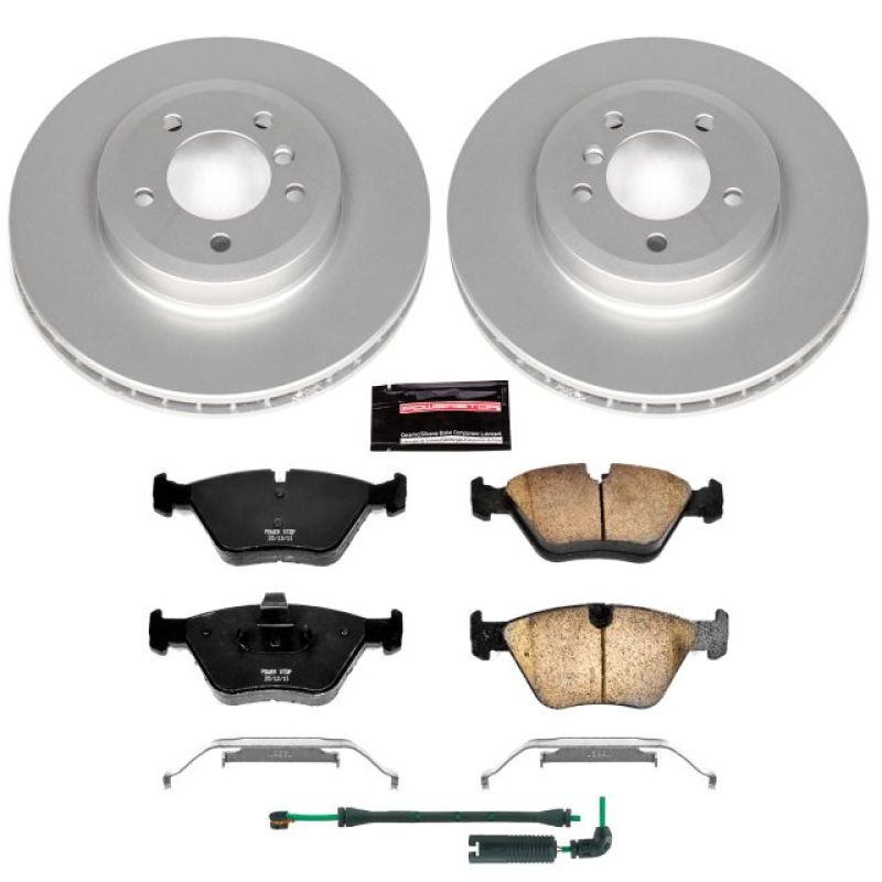 Power Stop 01-06 BMW 330Ci Front Z23 Evolution Sport Coated Brake Kit