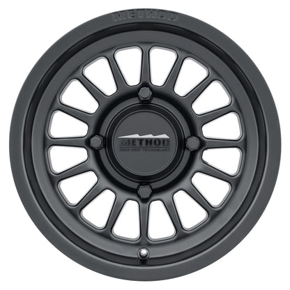 Method MR411 Bead Grip 15x7 / 5+2/38mm Offset / 4x156 / 132mm CB Matte Black Wheel