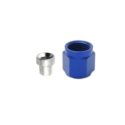 Nitrous Express 3AN B-Nut & Sleeve - Blue