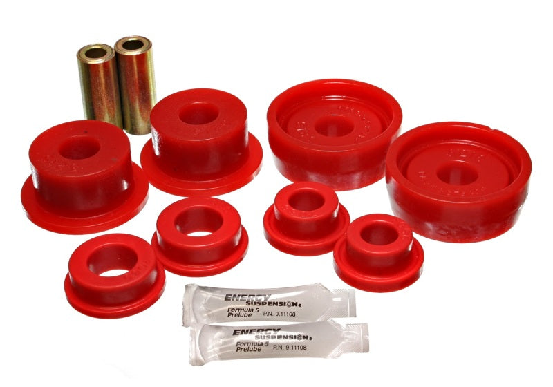 Energy Suspension 84-87 Honda Civic/CRX Red Rear Control Arm Bushing Set (Includes Trailing Arm Bush