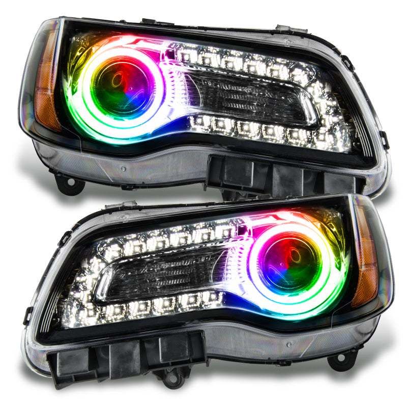 Oracle 11-14 Chrysler 300C SMD HL - Black - NON HID - ColorSHIFT w/ Simple Controller SEE WARRANTY
