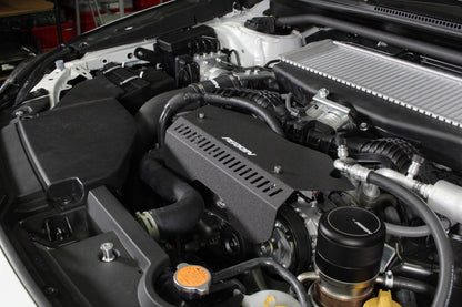 PERRIN 22-25 Subaru WRX Pulley Cover - Black (TALL - For Use w/o PERRIN AOS)