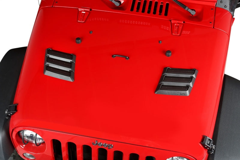 Rugged Ridge Performance Hood Vents 97-18 Jeep Wrangler