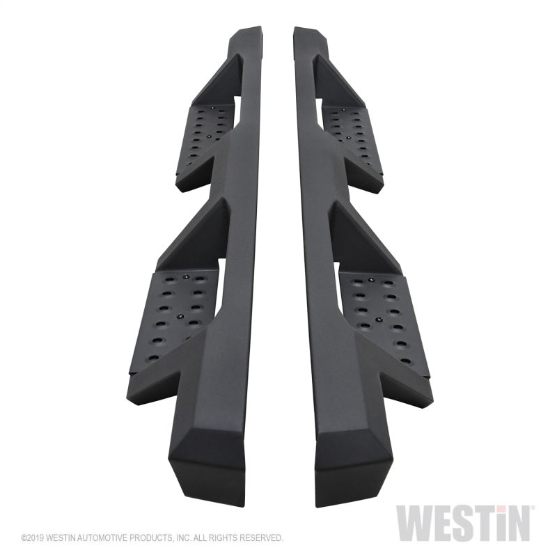 Westin HDX 05-20 Toyota Tacoma Drop Nerf Step Bars - Txt Black