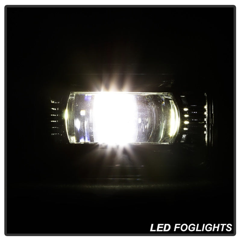 Spyder 15-18 Ford F-150 / 17-18 Ford F-250/F-350 Full LED Fog Lights - w/o Switch (FL-LED-PRO-4)