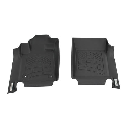 Westin 08-11 Toyota Tundra Reg/Double Cab/CrewMax Sequoia Wade Sure-Fit Floor Liners Front - Black