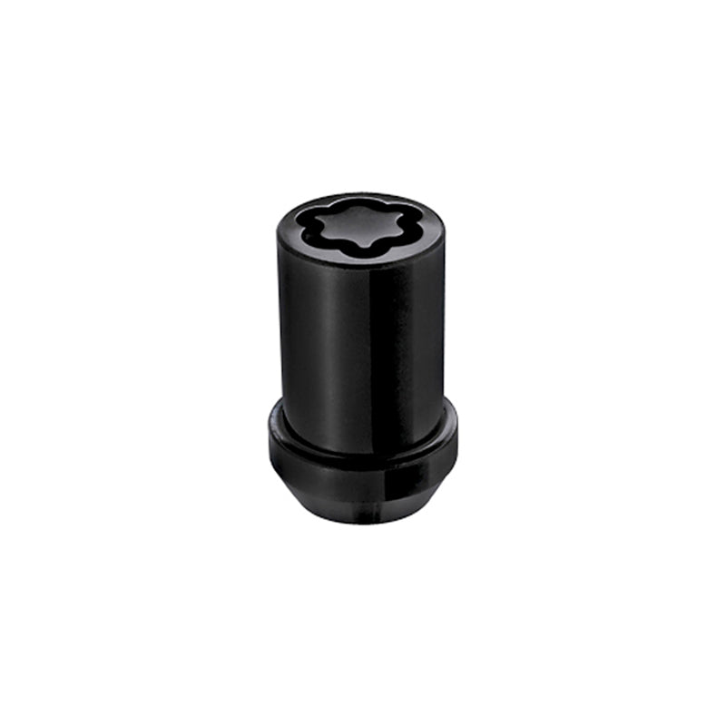McGard - Wheel Lock Nut Set - 4pk. (Tuner / Cone Seat) M12X1.5 / 13/16 Hex / 1.24in. Length - Black