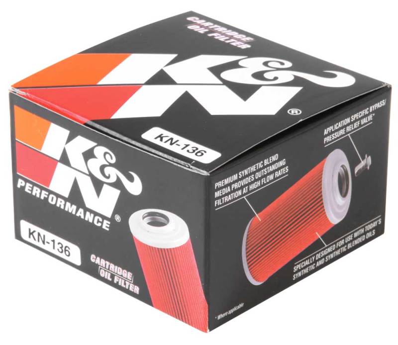 K&N Suzuki / Betamotor 2.375in OD x 1.25in H Oil Filter