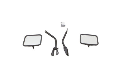 Rampage 1955-1983 Jeep CJ5 Side Mirrors - Black