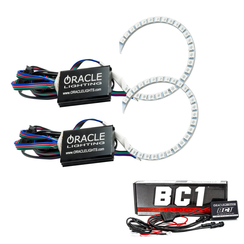 Oracle Dodge Charger 15-21 Projector Halo Kit - ColorSHIFT w/ BC1 Controller SEE WARRANTY