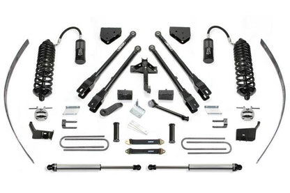 Fabtech 11-16 Ford F250 4WD w/o Factory Overload 8in 4Link Sys w/4.0 R/R & 2.25