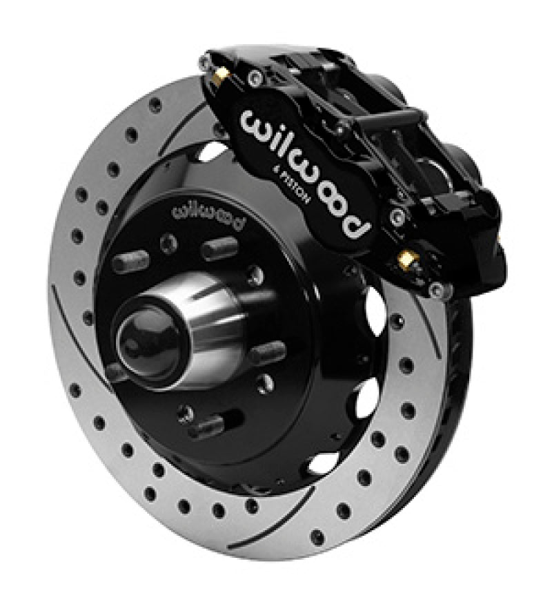 Wilwood Forged Narrow Superlite 6R Front Big Brake Kit 13.06in Drilled Rotors 88-98 C1500 - Black