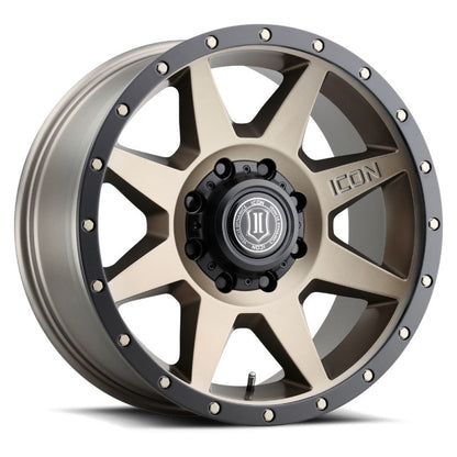 ICON Rebound 20x9 8x180 12mm Offset 5.5in BS Bronze Wheel