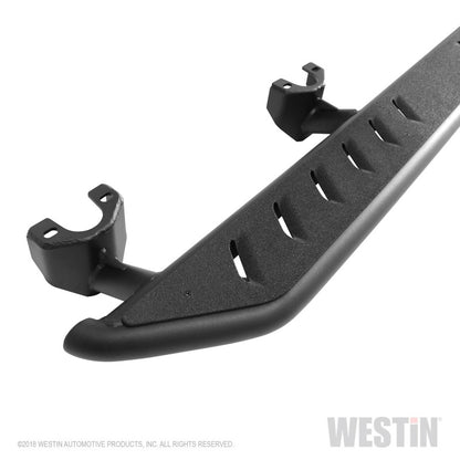 Westin/Snyper 2018+ Jeep Wrangler JL Unlimited 4DR Triple Tube Rock Rail Steps - Textured Black