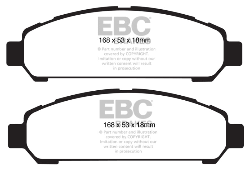 EBC 08+ Toyota Venza 2.7 Greenstuff Front Brake Pads