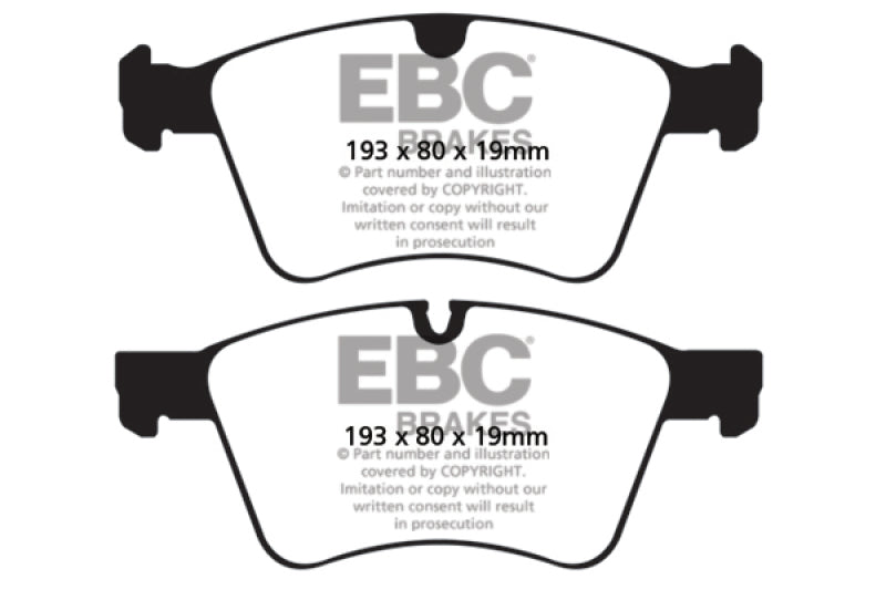 EBC 08-10 Mercedes-Benz GL320 3.0 TD (373mm Front Rotors) Yellowstuff Front Brake Pads