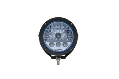 Putco HID Off Road Lamp w/3 LED DayTime Running Lights - 6in Black Housing w/ Blue Tinted Lens