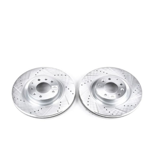 Power Stop 07-15 Mazda CX-9 Front Evolution Drilled & Slotted Rotors - Pair