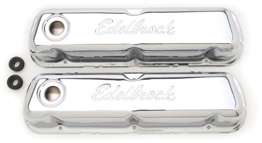 Edelbrock Valve Cover Signature Series Ford 260-289-302-351W CI V8 Chrome
