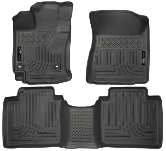 Husky Liners 15 Toyota Venza WeatherBeater Front & Second Row Tan Floor Liners