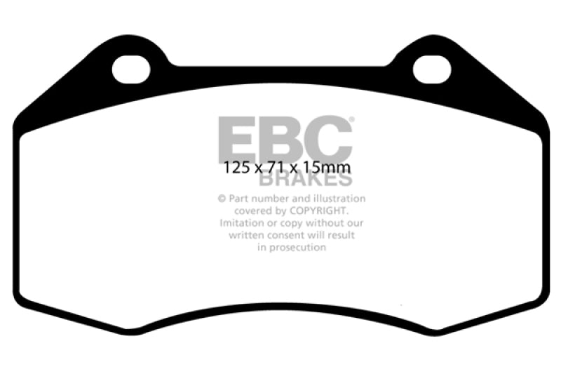 EBC 07-08 Chevrolet Cobalt 2.0 Supercharged (SS) Yellowstuff Front Brake Pads