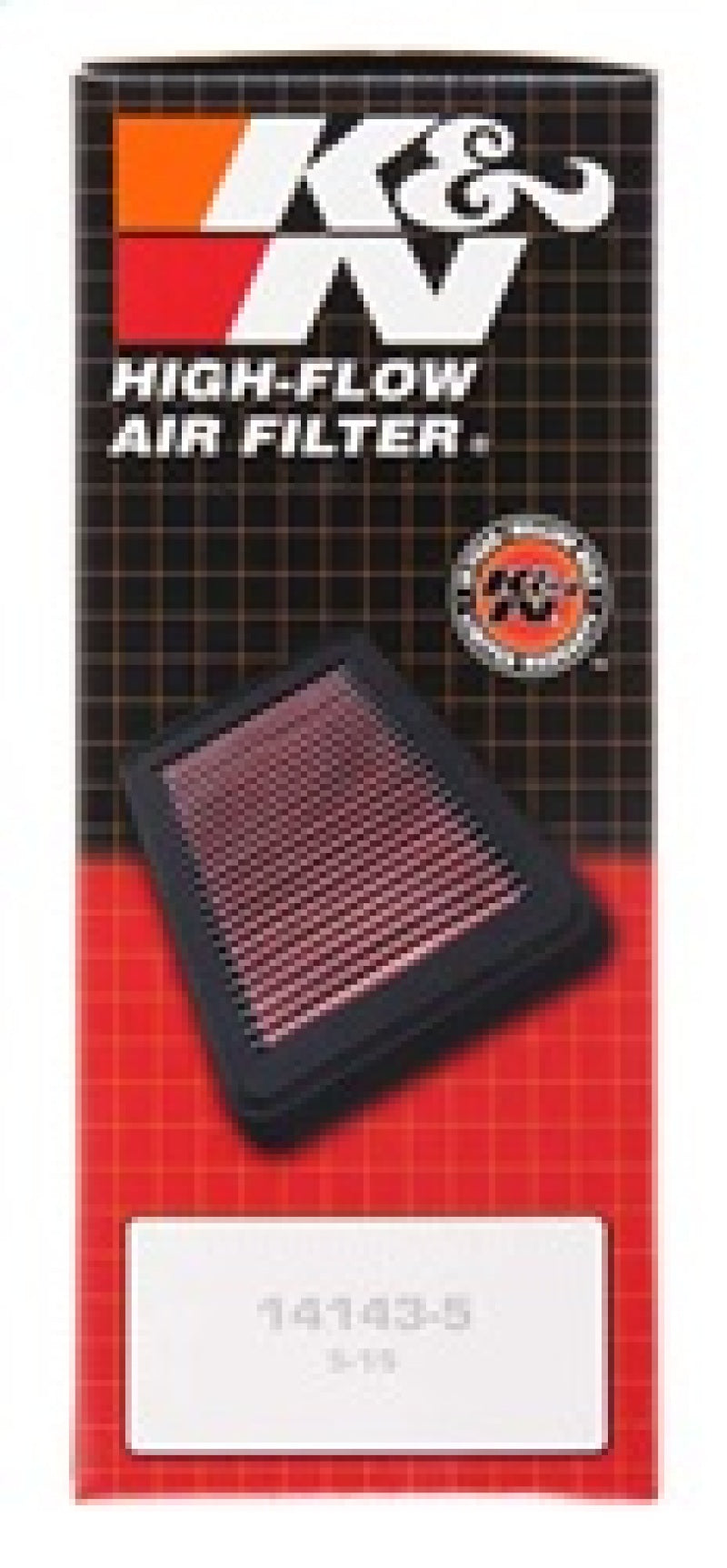 K&N Replacement Unique Panel Air Filter for 07-15 KTM 125/144/150/200/250/300/350/400/450/505/530