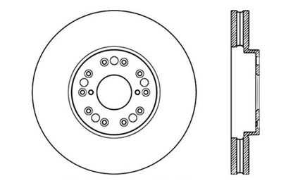 StopTech 93-05 Lexus GS300/GS350/GS400/GS430/GS450H / 00-05 Lexus IS300 / 93-94 Lexus LS400/LS430/L