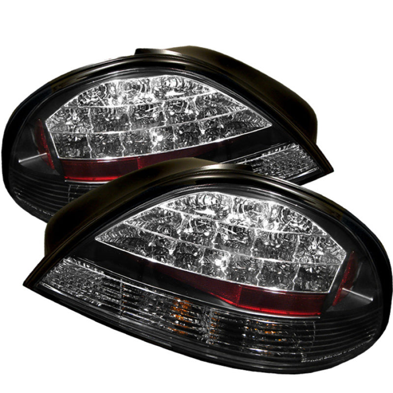 Spyder Pontiac Grand AM 99-05 LED Tail Lights Black ALT-YD-PGAM99-LED-BK